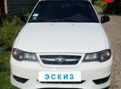 3 649 р. Накладка переднего бампера Sport Daewoo Nexia рестайлинг (2008-2015) (Неокрашенная)  с доставкой в г. Майкоп. Увеличить фотографию 3