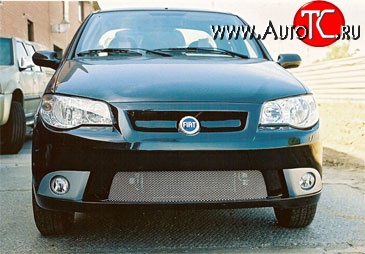 6 649 р. Передний бампер GT Dynamics Fiat Albea 170 седан (2002-2012) (Неокрашенный)  с доставкой в г. Майкоп