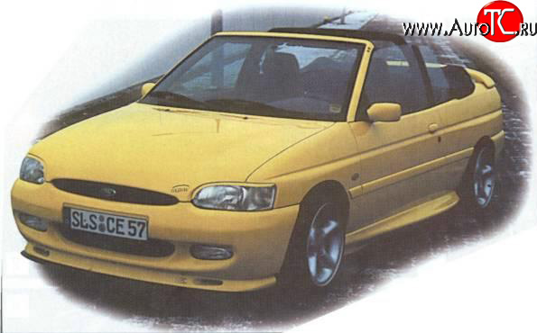 3 099 р. Пороги накладки Sport V2 Ford Escort ANL 1-ый рестайлинг универсал (1992-1994)  с доставкой в г. Майкоп