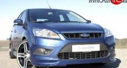 6 599 р. Накладка переднего бампера Loder 1899  Ford Focus  2 (2007-2011) седан рестайлинг, универсал рестайлинг, хэтчбэк 3 дв. рестайлинг, хэтчбэк 5 дв. рестайлинг (Неокрашенная)  с доставкой в г. Майкоп. Увеличить фотографию 2