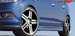 6 599 р. Пороги накладки Loder 1899 Ford Focus 2 универсал дорестайлинг (2004-2008) (Неокрашенные)  с доставкой в г. Майкоп. Увеличить фотографию 4