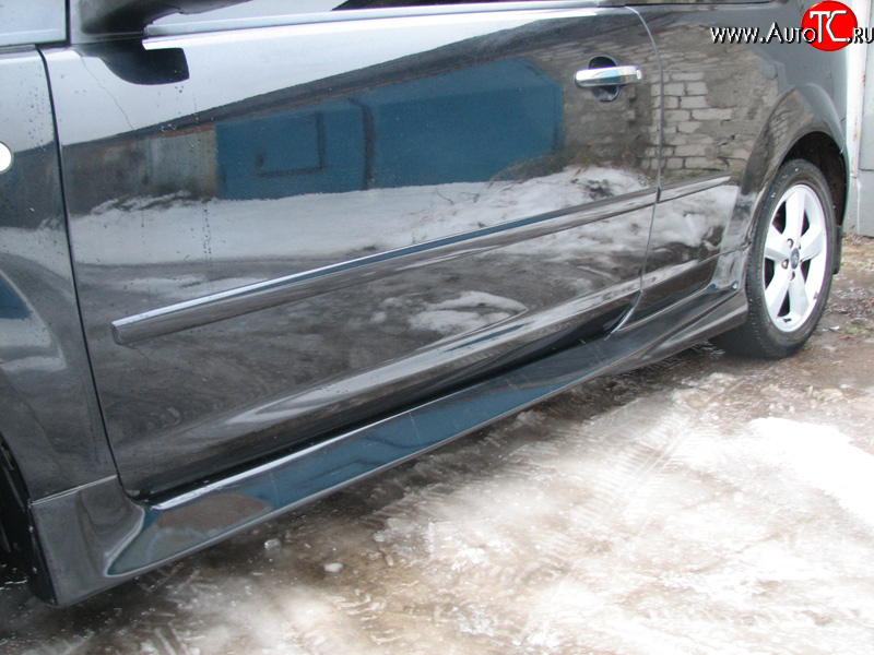 5 699 р. Пороги накладки Bomb-Style Ford Focus 2 хэтчбэк 3 дв. рестайлинг (2007-2011) (Неокрашенные)  с доставкой в г. Майкоп
