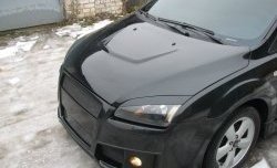7 799 р. Передний бампер Bomb-Style Ford Focus 2 хэтчбэк 5 дв. дорестайлинг (2004-2008) (Без центрального проёма под гос.номер, Неокрашенный)  с доставкой в г. Майкоп. Увеличить фотографию 2