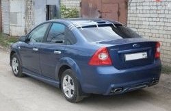 17 999 р. Задний бампер M-VRS Ford Focus 2 седан рестайлинг (2007-2011) (Неокрашенный)  с доставкой в г. Майкоп. Увеличить фотографию 2