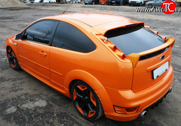 5 499 р. Нижний спойлер крышки багажника Sport Ford Focus 2 хэтчбэк 5 дв. дорестайлинг (2004-2008) (Неокрашенный)  с доставкой в г. Майкоп