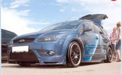 Накладка переднего стайлингового (кабри) бампера Sport Ford Focus  2 (2004-2008)  седан дорестайлинг, хэтчбэк 3 дв. дорестайлинг, хэтчбэк 5 дв. дорестайлинг