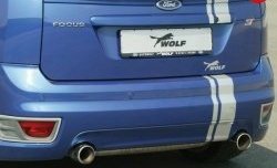 4 199 р. Накладка крышки багажника (лип спойлер) Sport Ford Focus 2 хэтчбэк 5 дв. дорестайлинг (2004-2008) (Неокрашенный)  с доставкой в г. Майкоп. Увеличить фотографию 2