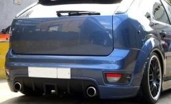 5 699 р. Накладка заднего бампера ST Sport Ford Focus 2 хэтчбэк 5 дв. дорестайлинг (2004-2008) (Неокрашенный)  с доставкой в г. Майкоп. Увеличить фотографию 3