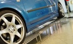 Пороги накладки ICС Ford Focus  2 (2004-2011)  седан дорестайлинг, универсал дорестайлинг, хэтчбэк 5 дв. дорестайлинг, седан рестайлинг, универсал рестайлинг, хэтчбэк 5 дв. рестайлинг