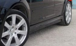 4 649 р. Пороги накладки ICС Ford Focus 2 универсал дорестайлинг (2004-2008) (Неокрашенные)  с доставкой в г. Майкоп. Увеличить фотографию 2