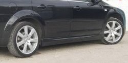 4 649 р. Пороги накладки ICС Ford Focus 2 универсал дорестайлинг (2004-2008) (Неокрашенные)  с доставкой в г. Майкоп. Увеличить фотографию 4