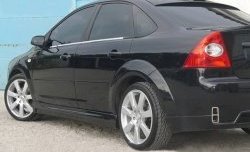 4 649 р. Пороги накладки ICС Ford Focus 2 универсал дорестайлинг (2004-2008) (Неокрашенные)  с доставкой в г. Майкоп. Увеличить фотографию 5