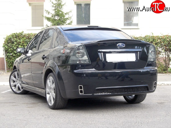 14 299 р. Задний бампер Concept Ford Focus 2 седан рестайлинг (2007-2011) (Неокрашенный)  с доставкой в г. Майкоп
