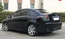 14 299 р. Задний бампер Concept Ford Focus 2 седан рестайлинг (2007-2011) (Неокрашенный)  с доставкой в г. Майкоп. Увеличить фотографию 5