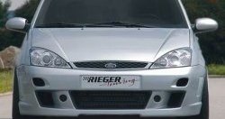 8 899 р. Передний бампер Rieger Ford Focus 1 хэтчбэк 3 дв. дорестайлинг (1998-2002)  с доставкой в г. Майкоп. Увеличить фотографию 2