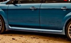 6 999 р. Пороги накладки ST Ford Focus 2 седан рестайлинг (2007-2011) (Неокрашенные)  с доставкой в г. Майкоп. Увеличить фотографию 5