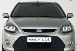 5 699 р. Передний бампер YTR Ford Focus 2 хэтчбэк 3 дв. рестайлинг (2007-2011) (Неокрашенный)  с доставкой в г. Майкоп. Увеличить фотографию 5