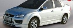 4 999 р. Накладка переднего бампера FT Ford Focus 2  седан дорестайлинг (2004-2008) (Неокрашенная)  с доставкой в г. Майкоп. Увеличить фотографию 2