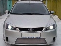 14 299 р. Передний бампер Concept Ford Focus 2  седан дорестайлинг (2004-2008) (Неокрашенный)  с доставкой в г. Майкоп. Увеличить фотографию 2