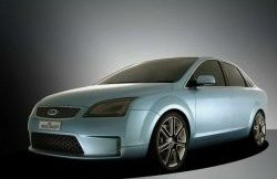 14 299 р. Передний бампер Concept Ford Focus 2  седан дорестайлинг (2004-2008) (Неокрашенный)  с доставкой в г. Майкоп. Увеличить фотографию 4