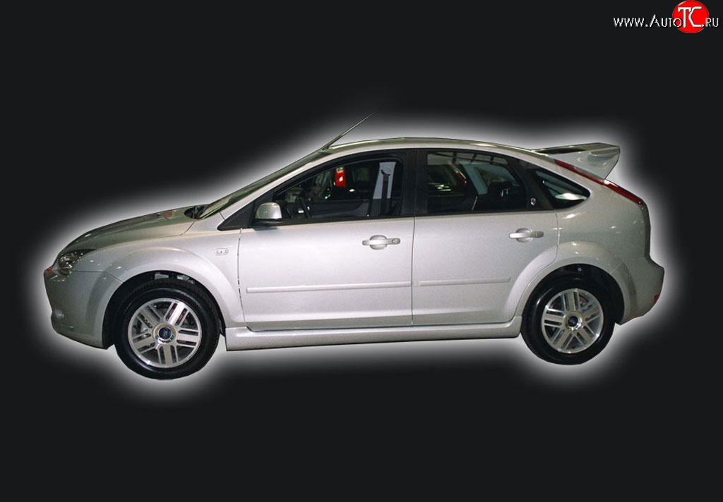 5 999 р. Пороги накладки GT Dynamics Ford Focus 2 седан рестайлинг (2007-2011) (Неокрашенные)  с доставкой в г. Майкоп
