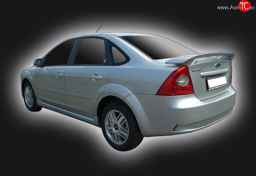 5 799 р. Спойлер GT Dynamics Ford Focus 2 седан рестайлинг (2007-2011) (Неокрашенный)  с доставкой в г. Майкоп