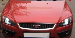 1 299 р. Реснички Sport-Style Ford Focus 2  седан дорестайлинг (2004-2008) (Неокрашенные)  с доставкой в г. Майкоп. Увеличить фотографию 2