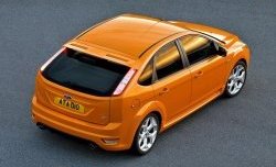 6 999 р. Спойлер ST Ford Focus 2 хэтчбэк 5 дв. дорестайлинг (2004-2008) (Неокрашенный)  с доставкой в г. Майкоп. Увеличить фотографию 2