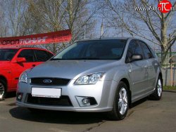6 099 р. Передний бампер YTG Ford Focus 2 хэтчбэк 5 дв. дорестайлинг (2004-2008) (Неокрашенный)  с доставкой в г. Майкоп. Увеличить фотографию 2