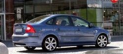 5 699 р. Накладка бампера MS  Ford Focus  2 (2004-2008)  седан дорестайлинг (Неокрашенная)  с доставкой в г. Майкоп. Увеличить фотографию 3