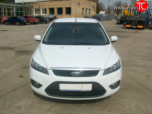 919 р. Реснички Loder 1899 средние N2. Ford Focus 2 хэтчбэк 3 дв. рестайлинг (2007-2011) (Неокрашенные)  с доставкой в г. Майкоп