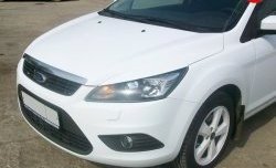 1 149 р. Комплект узких ресничек Loder Ford Focus 2 хэтчбэк 3 дв. рестайлинг (2007-2011) (Неокрашенные)  с доставкой в г. Майкоп. Увеличить фотографию 3