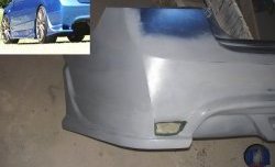 8 299 р. Задний бампер Bomex Style Honda Civic FD седан дорестайлинг (2005-2008) (Неокрашенный)  с доставкой в г. Майкоп. Увеличить фотографию 3