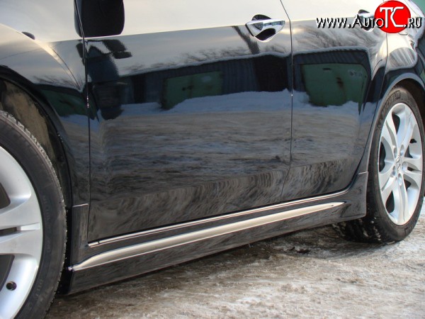 6 199 р. Пороги накладки MUGEN  Honda Accord  8 CU (2008-2011) седан дорестайлинг (Неокрашенные)  с доставкой в г. Майкоп
