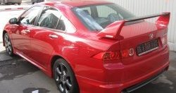 7 199 р. Накладка заднего бампера Mugen Style  Honda Accord  7 CL (2005-2008) седан рестайлинг (Неокрашенная)  с доставкой в г. Майкоп. Увеличить фотографию 2
