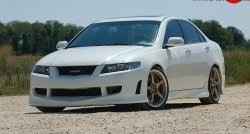 5 899 р. Пороги накладки Mugen Style дорестайлинг Honda Accord 7 CL седан дорестайлинг (2002-2005) (Неокрашенные)  с доставкой в г. Майкоп. Увеличить фотографию 2