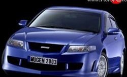15 999 р. Передний бампер Mugen Style Honda Accord 7 CL седан дорестайлинг (2002-2005) (Без сетки, Неокрашенный)  с доставкой в г. Майкоп. Увеличить фотографию 3