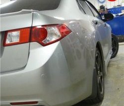 5 099 р. Накладка крышки багажника Elegance (липспойлер) Honda Accord 8 CU седан дорестайлинг (2008-2011) (Неокрашенный)  с доставкой в г. Майкоп. Увеличить фотографию 2