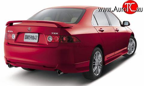 4 699 р. Спойлер Type-s со стоп сигналом Honda Accord 7 CL седан дорестайлинг (2002-2005) (Неокрашенный)  с доставкой в г. Майкоп