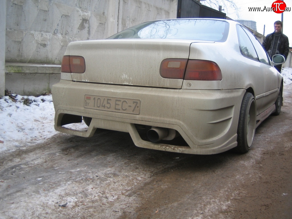 8 899 р. Задний бампер Racing Honda Civic EG седан (1992-1995)  с доставкой в г. Майкоп