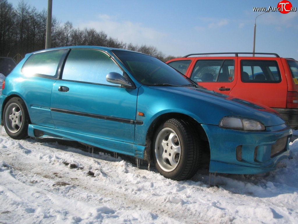 3 449 р. Пороги накладки R-Style Honda Civic EG седан (1992-1995)  с доставкой в г. Майкоп
