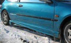 3 449 р. Пороги накладки R-Style Honda Civic EG седан (1992-1995)  с доставкой в г. Майкоп. Увеличить фотографию 2