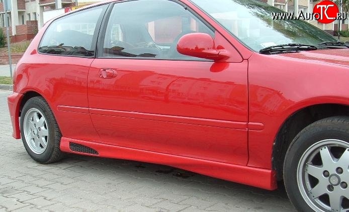 4 699 р. Пороги накладки Style Honda Civic EG седан (1992-1995)  с доставкой в г. Майкоп