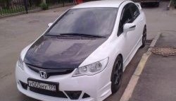 27 999 р. Пластиковый капот Mugen Style  Honda Civic  FD (2005-2011) седан дорестайлинг, седан рестайлинг (Неокрашенный)  с доставкой в г. Майкоп. Увеличить фотографию 7