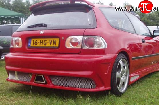 7 999 р. Задний бампер Sport Honda Civic EG седан (1992-1995)  с доставкой в г. Майкоп