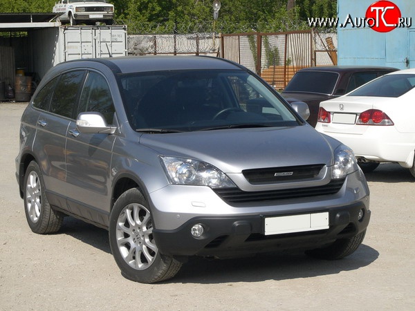 4 699 р. Решётка радиатора Mugen Style Honda CR-V RE1,RE2,RE3,RE4,RE5,RE7 дорестайлинг (2007-2010) (Неокрашенная)  с доставкой в г. Майкоп