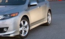 Пороги накладки Type-S Honda Accord  8 CU (2008-2011) седан дорестайлинг