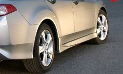 5 999 р. Пороги накладки Type-S  Honda Accord  8 CU (2008-2011) седан дорестайлинг (Неокрашенные)  с доставкой в г. Майкоп. Увеличить фотографию 2