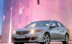 5 999 р. Пороги накладки Type-S  Honda Accord  8 CU (2008-2011) седан дорестайлинг (Неокрашенные)  с доставкой в г. Майкоп. Увеличить фотографию 4