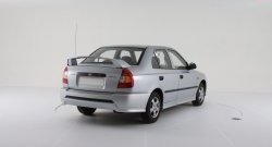 Пороги накладки Классик Hyundai Accent 2 LC седан дорестайлинг (ТагАЗ) (1999-2012)
